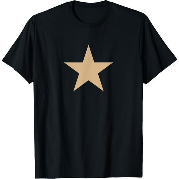 Tan Star on Multiple Colours T-Shirt