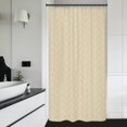 thumbnail image 1 of Tan Taupe Stall Small Half Size Shower Curtain 36x72 Inch Chevron Herringbone Geometric Striped RV Single Narrow Tiny Walkin Stand Up Dorm Decor Fabric Bathroom Set Polyester Waterproof, 1 of 6