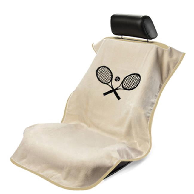 Tan Tennis Racquet Seat Cover