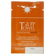 Tan Towel Half Body Self-Tanning Towelettes, 10 Count