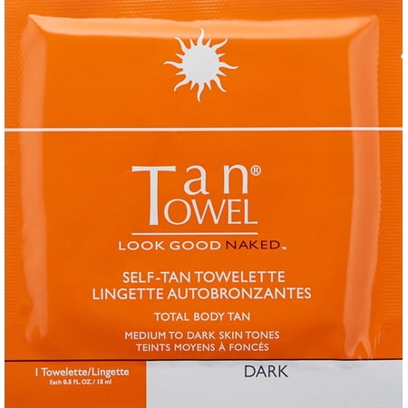 Tan Towel Total Body Tan Dark