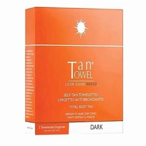 Tan Towel Total Body Tan Dark