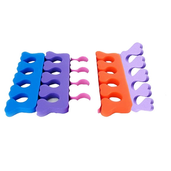 TanChengg 100 Pcs Soft Finger Toe Separator Tool Nail Art Pedicure Manicure Pedicure Kits for Kids
