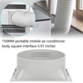 TanChengg Exhaust Pipe Connector 5.91 inch Hose Adapter for Portable