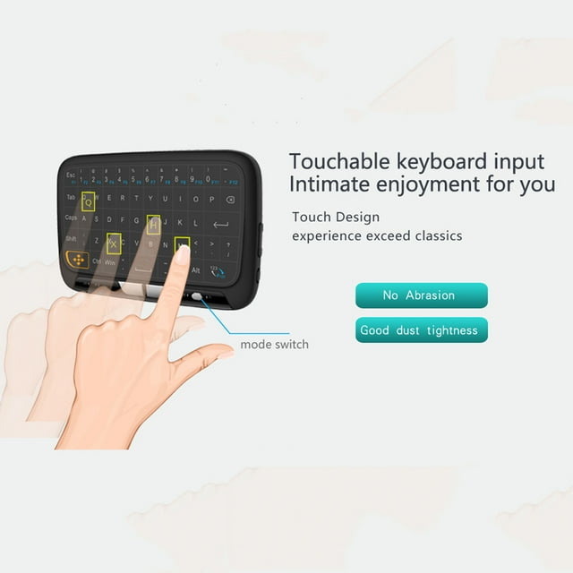 TanChengg H18 2.4GHz Wireless Keyboard Touchpad Air Mouse for Smart TV