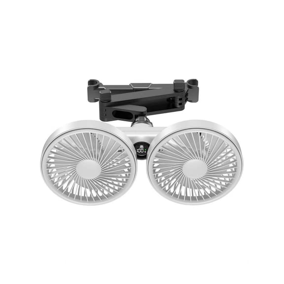 TanGnanna Vehicle Fan Portable Fan Adjustable USB Quiet Air Circulator Fan Universal For Truck SUV RV Vehicle Interior Use