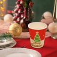 thumbnail image 1 of TanSiDing 10pcs Christmas Party Plates & Cups Set, Disposable Santa Claus Design, Festive Dinnerware for Holiday Gatherings, Durable Paper Tableware 7.4*5.3*8.4, 1 of 8