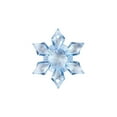 thumbnail image 1 of TanSiDing 1pcs 3D Acrylic Snowflake Ornaments, Shatterproof Christmas Tree Decorations with Hanging Loop, Elegant Translucent Snow Crystal Pendants for Party Wedding Home Festive Decor 1.9*1.9*0.32in, 1 of 6