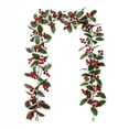 thumbnail image 1 of TanSiDing 1pcs Christmas Berry Garland Artificial Vines with Red Berries for Holiday Home Decor Fireplace Mantel Table Centerpiece Wedding Party, 1 of 8