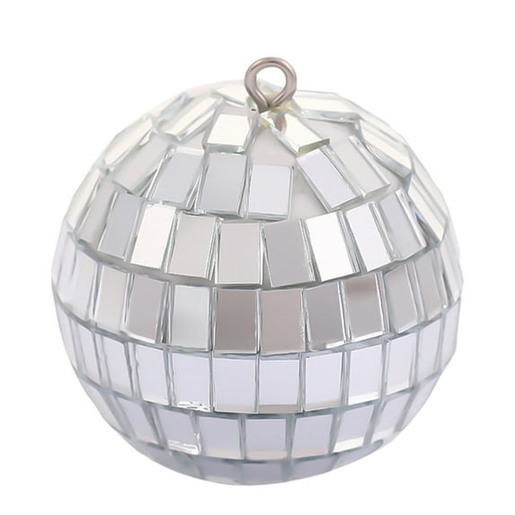 TanSiDing 1pcs Disco Balls Ornament Mini Reflective Disco Ball Party Hanging Decorations with Lanyard for Dance Music Party Decoration 3cm