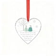 thumbnail image 1 of TanSiDing 1pcs Handmade Sea Glass Friendship Heart Ornament - Unique Beach Glass Keepsake Pendant for Best Friend Gifts, Sister Present, Christmas Tree Decor, 1 of 6