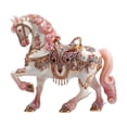 thumbnail image 1 of TanSiDing 1pcs Horse Ornaments for Christmas Tree, Enchanted Carousel Horse Christmas Ornament, Handmade Metallic Ornament with Rhinestone, Cute Christmas Ornaments - Horse Gifts for Women 8cm, 1 of 6