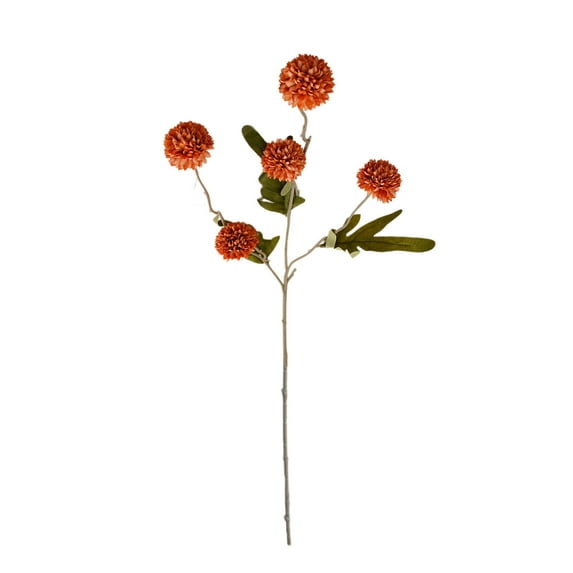 TanSiDing 1pcs Lifelike Dandelion Fake Flowers for Home Decor, Artificial Silk Flowers Outdoor Indoor Arrangements, Realistic Waterproof UV Resistant Bouquet for Garden Porch Wedding Centerpieces