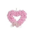 thumbnail image 1 of TanSiDing 1pcs Romantic Heart Wreath for Valentine's Day, Artificial Rose Floral Door Hanger, Rustic Home Decor Wall Hanging for Wedding Anniversary Party, 1 of 6