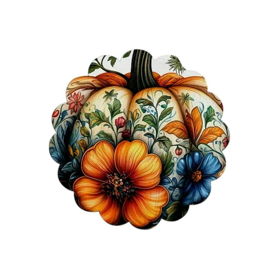 TanSiDing 1pcs Thanksgiving Table Mats with Heat Insulation, Double-Stitched Fall Harvest Placemats for Holiday Dining Decor