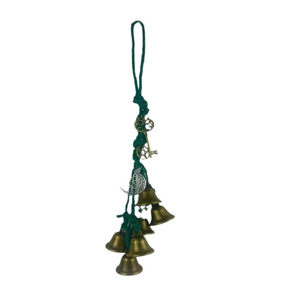 TanSiDing 1pcs Witch Bells Protection for Door Knob Hanger Wind Chimes Witchy Things Clear Negative Energy Witchcraft Supplies for Home Room Christmas Decor B