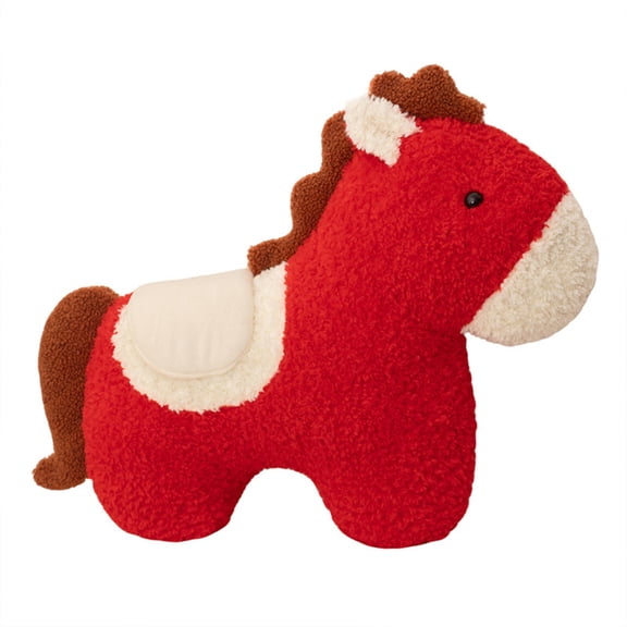 TanSiDing 2pcs Alien Horse Pillow Backrest for Adults - Soft Plush Support for Office Chair, Car Seat, Bed Reading, Gaming, and Travel - Ergonomic Lumbar Cushion Gift