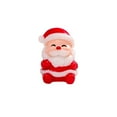 thumbnail image 1 of TanSiDing 2pcs Christmas Ornaments Santa Claus Snow Globe Miniature Plastic Decor for Holiday Tree Tabletop Party Decoration Festive Gift, 1 of 6