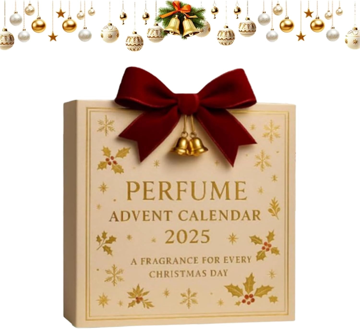 TanSiDing 2pcs Perfume Advent Calendar 2025 for Women - 24 Day Holiday Scent Countdown, Long Lasting Fragrance, Travel Size Mini Perfumes, Festive Gift Set for Adults