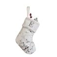 thumbnail image 1 of TanSiDing 2pcs Personalized Letter Christmas Stockings - Festive Monogram Holiday Sock for Fireplace Decor, Family Name Gift Bags with Fleece Lining, Reusable Xmas Party Favor Holders, 1 of 6