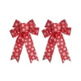thumbnail image 1 of TanSiDing 2pcs Red Bows Christmas Decorations , Wreath Bow, Outdoor Christmas Bows with Snowflake for Front Door Wreath Home, 1 of 6