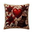 thumbnail image 1 of TanSiDing 2pcs Velvet Pillowcase Black Rose Cushion Cover Sofa Car Home Decor Throw Pillow Case Soft Washable Zipper Closure Decorative Accent 45*45cm, 1 of 5