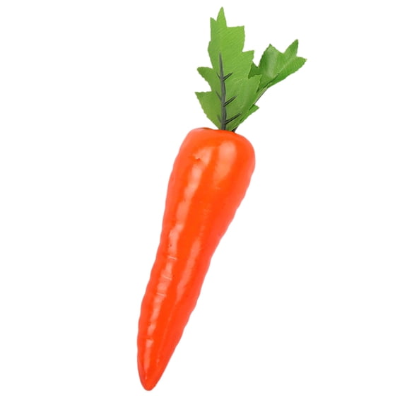 TanSiDing 3pcs Artificial Mini Carrots, Lifelike Fake Carrot for Decoration Easter, Artificial Vegetable Simulation Mini Carrots DIY Crafts Decoration