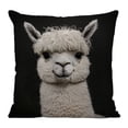 thumbnail image 1 of TanSiDing 3pcs Cute Alpacas Printed Throw Pillow Cover, Soft Plush Pillowcase for Sofa Bedroom Decor, Funny Animal Design Decorative Cushion Cover 45*45cm, 1 of 6