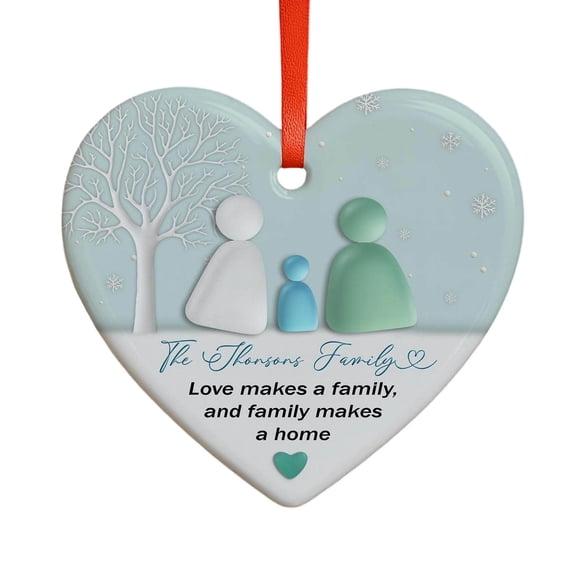 TanSiDing 3pcs Handmade Sea Glass Friendship Heart Ornament, Everlasting Friendship Keepsake, Recycled Sea Glass Home Decor Gift for Friends, Memorial Souvenir