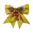 thumbnail image 1 of TanSiDing 3pcs Large Christmas Bows for Tree - Velvet Holiday Decoration with Zip Tie, Festive Gift Wrapping Bow for Xmas Party Decorations 17*18cm, 1 of 9