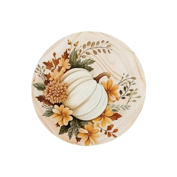 TanSiDing 3pcs Thanksgiving Table Mats with Heat Insulation, Double-Stitched Fall Harvest Placemats for Holiday Dining Decor