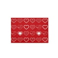 thumbnail image 1 of TanSiDing 3pcs Valentine's Day Placemats Heart Themed Table Mats Waterproof Washable Non-Slip Dining Decor for Romantic Dinner Party 30*45cm, 1 of 6