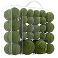 thumbnail image 1 of TanSiDing 46pcs Velvet Christmas Ornaments Set Premium Flocked Hanging Balls for Holiday Tree Decorating Festive Home Party, 1 of 5