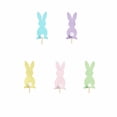 thumbnail image 1 of TanSiDing 5pcs Happy Easter Cupcake Toppers Glitter Rabbit Bunny Cupcake Pick Decorations for Happy Easter Spring Themed Shower Birthday Cake Decoration Party Supplies Multi, 1 of 1