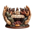 thumbnail image 1 of TanSiDing 5pcs Religious Wall Decals Last Supper Art Sticker, Removable Adhesive Vinyl for Home Decor, Church, Living Room, Kitchen, Office Inspirational Faith-Based Design, 1 of 7