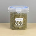 thumbnail image 1 of TanSiDing Airtight Food Storage Containers with Lids, Plastic Kitchen Pantry Organization, Sealed Dry Food Canisters for Flour, Sugar, Rice, Pasta, Cereal, Snacks, Freezer & Fridge Safe, 1 of 6