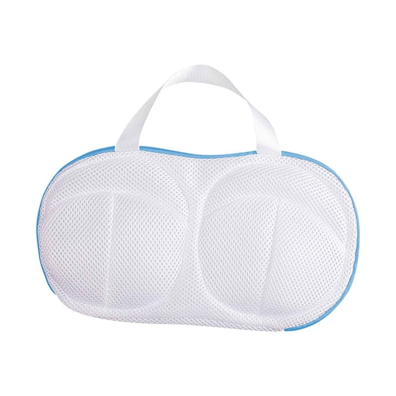 TanSiDing Bra Wash Bag for Washing Machine, Delicates Laundry Bag with Anti-Slip Zipper & Hanging Strap, Reusable Mesh Protector for Lingerie, Underwear, Stockings