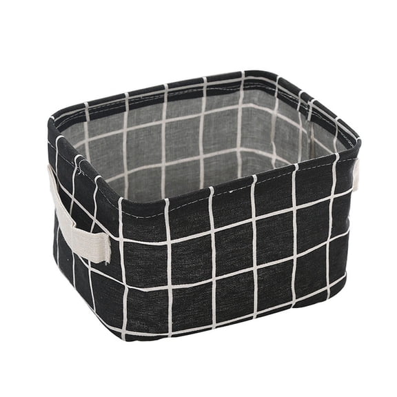 TanSiDing Canvas Storage Bins|Fabric Linen Baskets for Organization|Collapsible with Wire Frame, Foldable, PE Lined|Cosmetics, Toys, Art Supplies, Home Decor