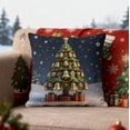 thumbnail image 1 of TanSiDing Christmas Pillow Covers Decorative Throw Pillowcases Soft Fabric Hidden Zipper Cozy Festive Home Decor for Sofa Couch Bedroom Living Room 45*45cm, 1 of 6