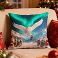 thumbnail image 1 of TanSiDing Christmas Pillow Covers Decorative Throw Pillowcases Soft Fabric Hidden Zipper Cozy Holiday Home Decor for Sofa Couch Living Room Bedroom 45*45cm, 1 of 6