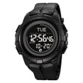 thumbnail image 1 of TanSiDing Digital Outdoor Sports Watch with Compass Barometer Altimeter Thermometer, Multi-Function Waterproof Fitness Tracker for Hiking Camping Mountaineering, 1 of 7