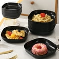 thumbnail image 1 of TanSiDing Dishwasher Safe Plastic Plates Reusable Microwave Safe Dinnerware Set, Unbreakable Lightweight Melamine Plates for Kitchen, Camping, Outdoor, Picnic, Party, 1 of 6