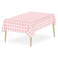 thumbnail image 1 of TanSiDing Disposable Plastic Tablecloth Waterproof Oilproof Checkered Design Picnic Party BBQ Outdoor Dining Decor Easy Clean Large Size 137*274cm, 1 of 9
