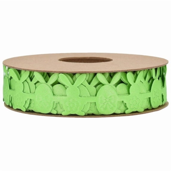TanSiDing Easter Bunny Ribbon Trim Rope - for Garland Crafts and Party Wedding Home Easter Holiday Decorations