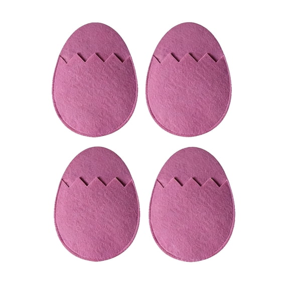 TanSiDing Easter Cutlery Pouch Silverware Holder, Reusable Fabric Utensil Pocket for Holiday Table Setting, Washable Flatware Storage Bag with Bunny Design for Spring Parties and Festive