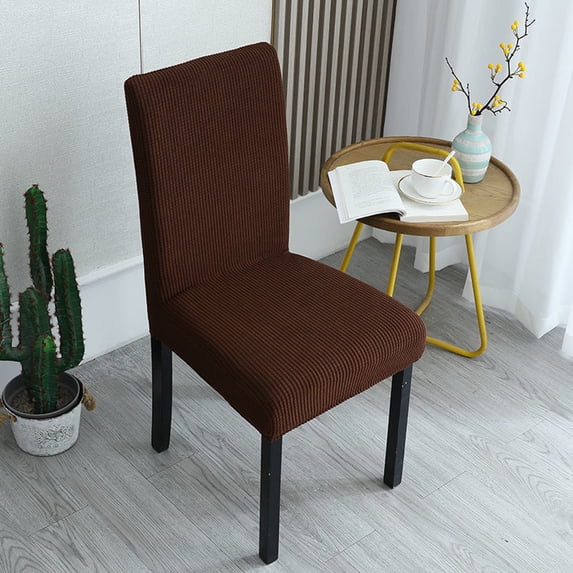 TanSiDing Elastic Chair Covers Set of 4, Universal Stretch Dining Chair Slipcovers, Washable Spandex Conjoined Seat Covers for Home Kitchen Hotel Restaurant, Thickened Protector for Chairs and Stools