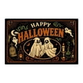 thumbnail image 1 of TanSiDing Halloween Mat, Soft Polyester Fleece Bathroom Floor Mat, Non-Slip Ghost Pattern Carpet, Decorative Entryway Rug for Spooky Home Decor 60*40cm, 1 of 6