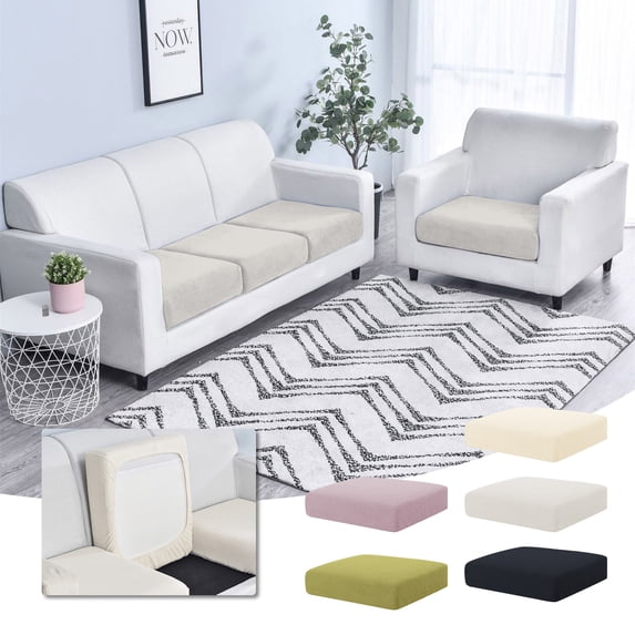 TanSiDing Stretch Sofa Seat Cushion Cover Couch Covers Furniture Protector, Wear-Resistant Universal Sofa Cover Couch Cushion Slipcovers Replacement with Elastic Bottom,pet Friendly