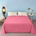 thumbnail image 1 of TanSiDing Twin Size Bed Sheet Set Soft Breathable Washed Cotton Solid Color Minimalist Bedding for Bedroom Hotel Home, 1 of 6