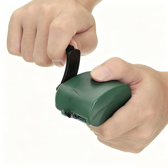 TanSiDing USB Hand Crank Charger Portable Manual Generator for Smartphone Emergency Outdoor Camping Travel Power Bank